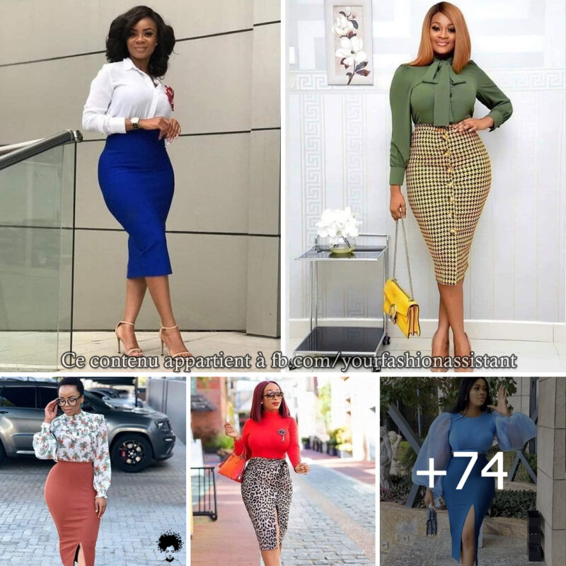 Grâce Intemporelle : Le Charme Persistant des Jupes Droites pour les Femmes Modernes