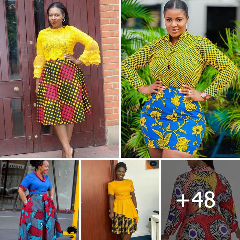 48 PHOTOS: Ankara and Lace Combination Styles.