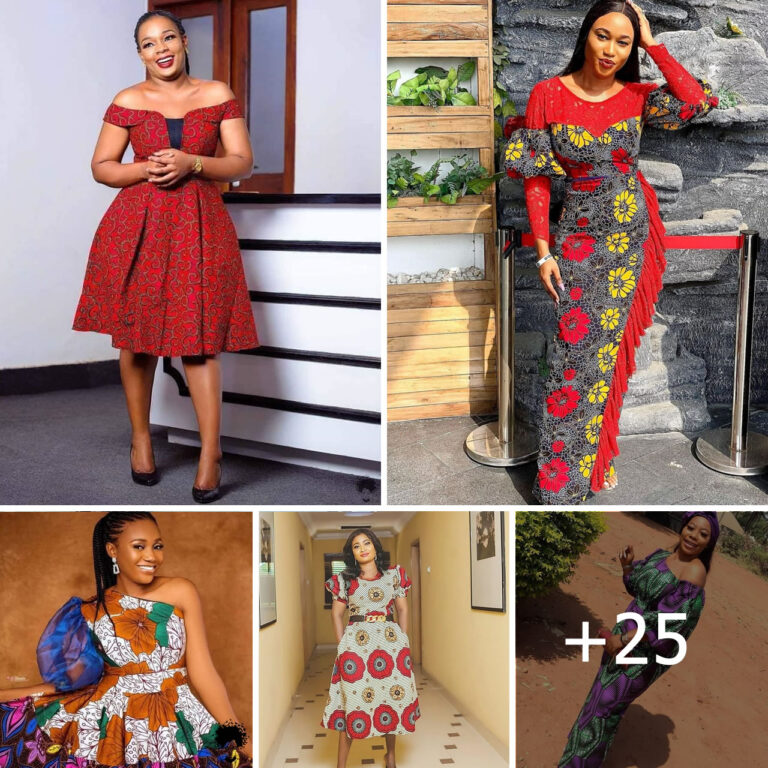 Latest and Simple Ankara Gown Styles 2025
