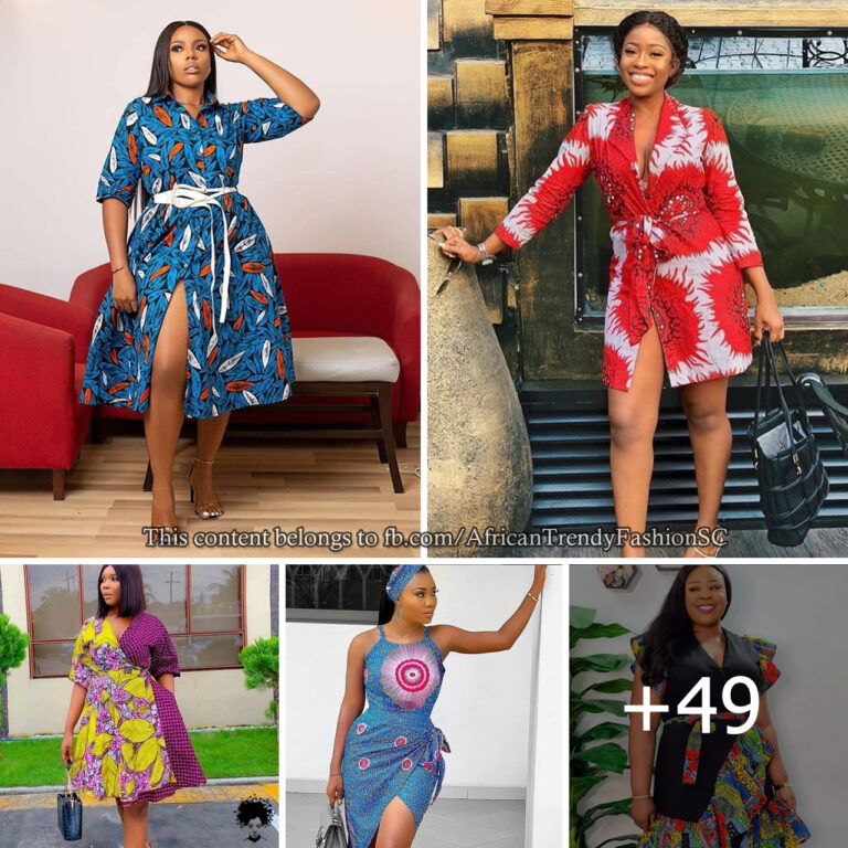 49 PHOTOS: Ankara Wrap Gown Styles