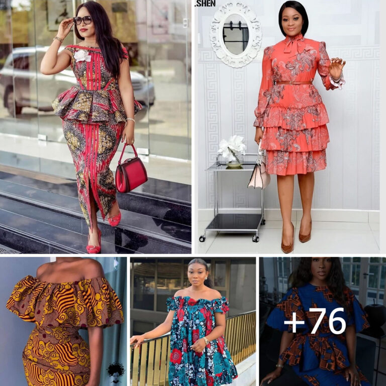 76 PHOTOS: Ankara Skirt and Blouse Combinations