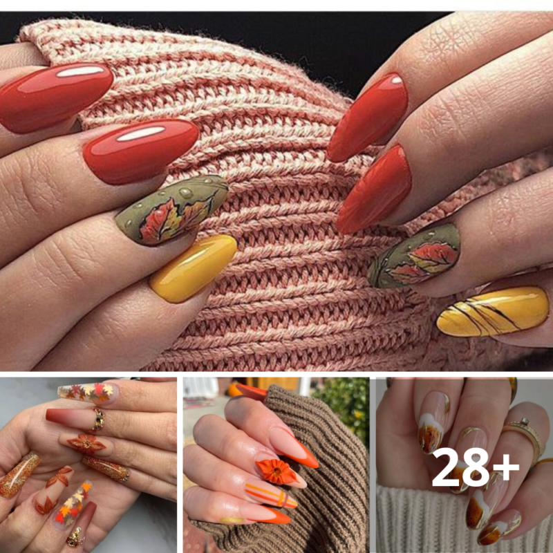24 Irresistible Thanksgiving Nails & Design Ideas For Your Holiday Manicure