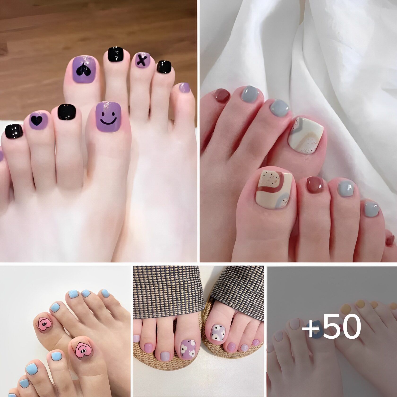 50+ Super Cute Toe Nail Designs For 2023