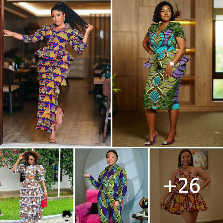 25 PHOTOS:  Ankara Styles For Fashionable Ladies.