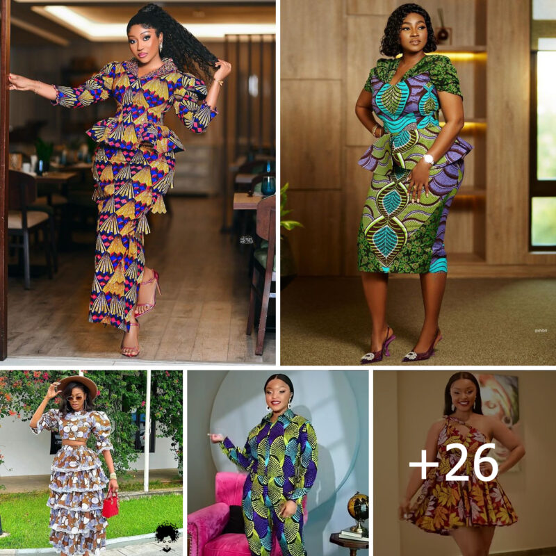 25 PHOTOS:  Ankara Styles For Fashionable Ladies.