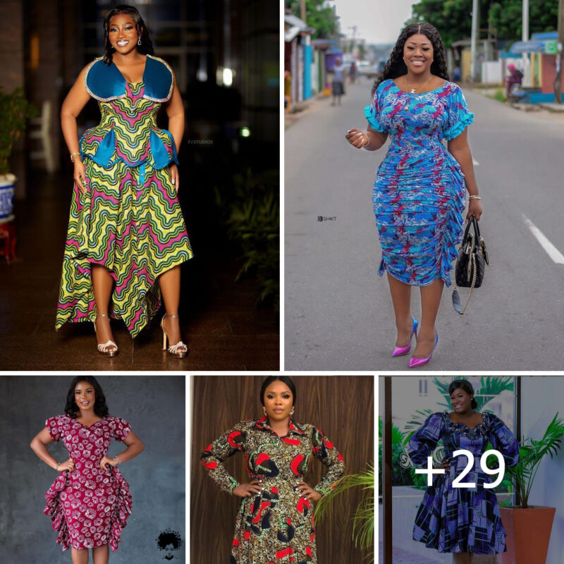 +29 PHOTOS: Beautiful Ankara Dresses For Ladies