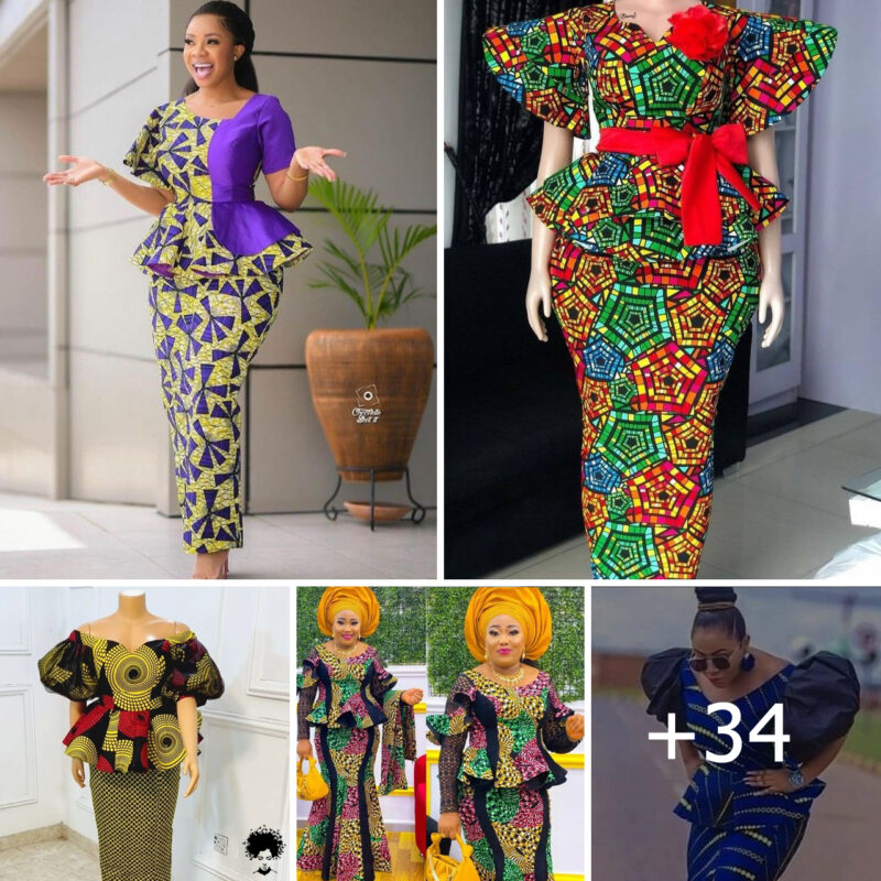 Ankara long Skirt and Blouse Latest Styles –34 Picks for 2024/2025