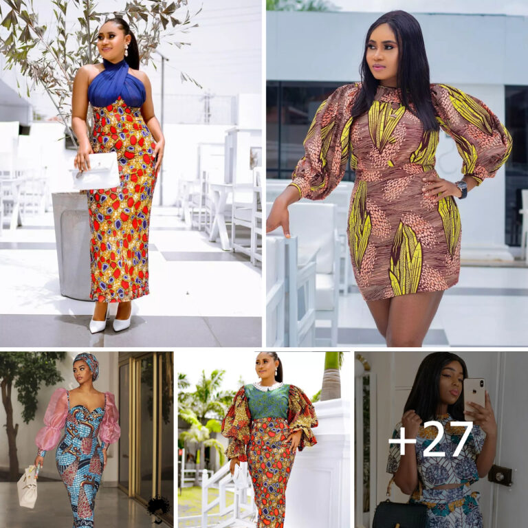 27 PHOTOS:  Ankara Gowns for Stylish Ladies