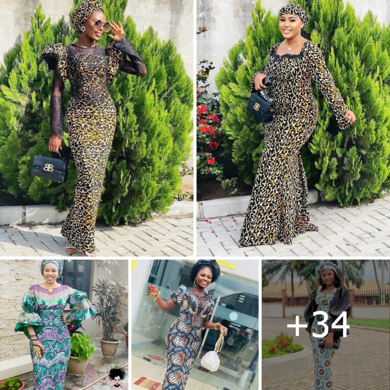34 PHOTOS: Ankara Long Gown Styles