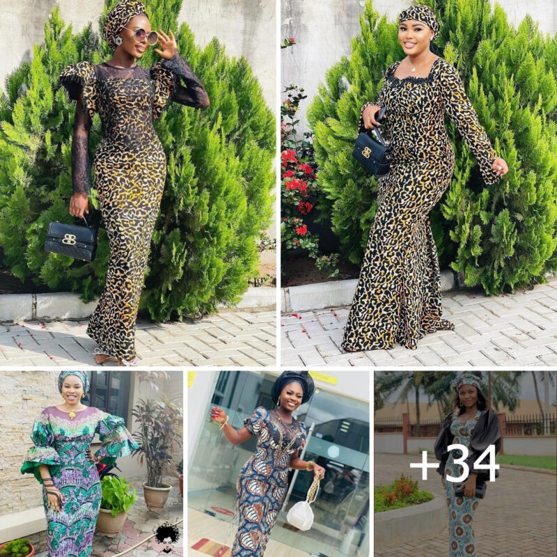 34 PHOTOS: Ankara Long Gown Styles
