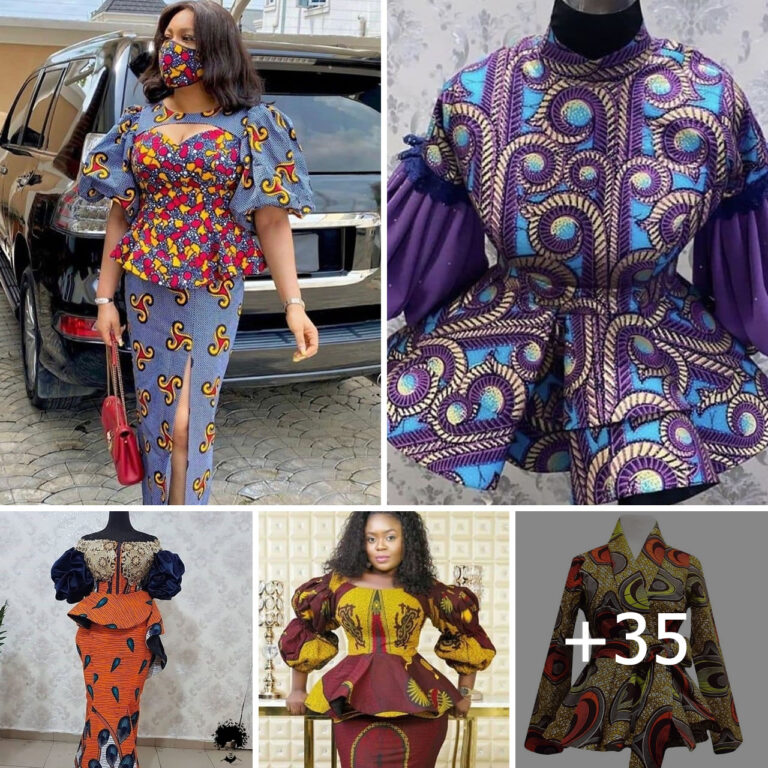 35 PHOTOS: Ankara Tops for Cute Ladies