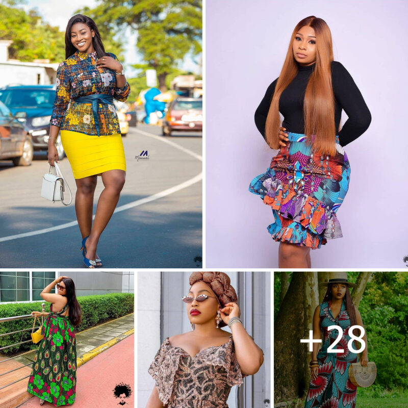 +28 PHOTOS: Beautiful Ankara Dresses For Ladies