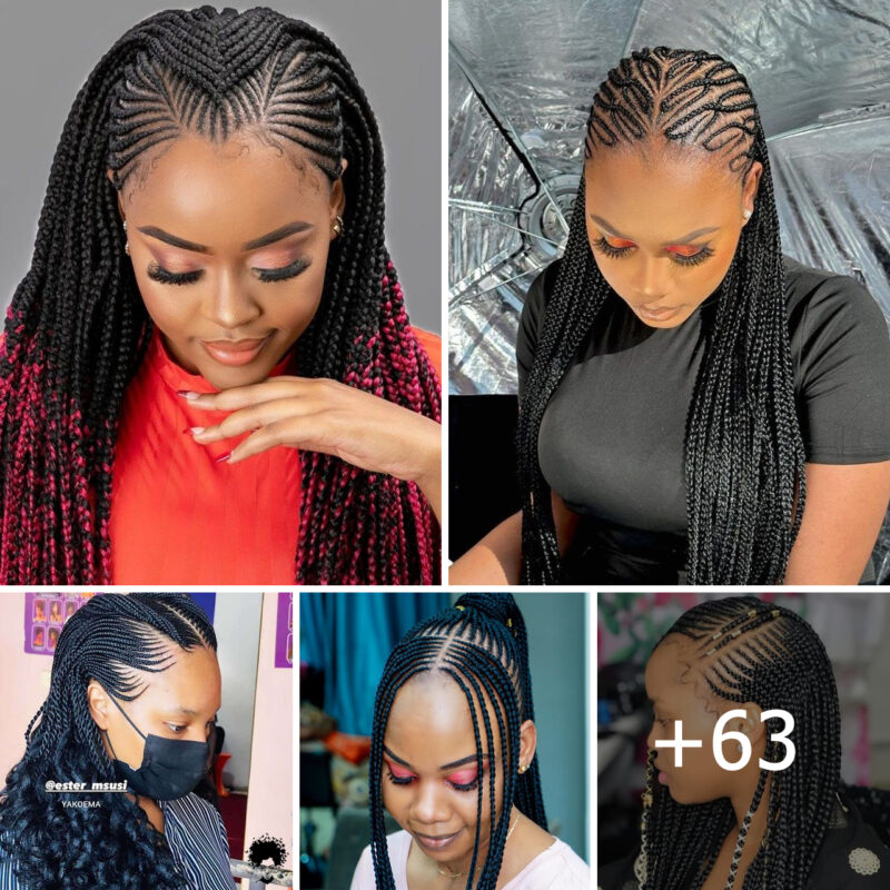 ‼️New & Latest 2025 Cornrows Hairstyles Ideas🔥For All black women😁