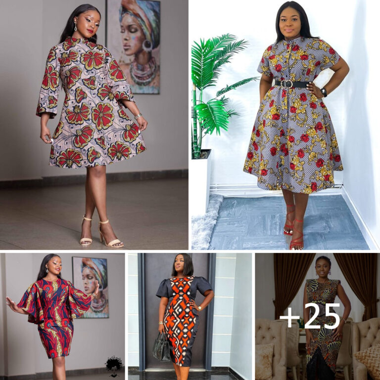 25 PHOTOS: Fascinating Ankara Short Dress Styles