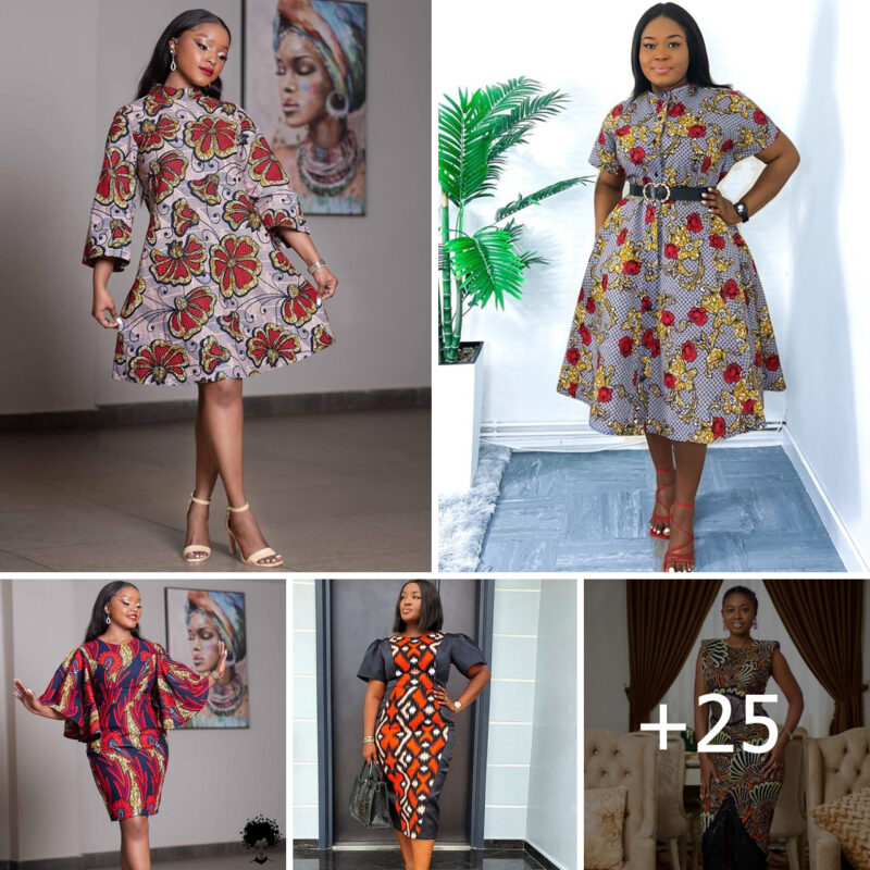 25 PHOTOS: Fascinating Ankara Short Dress Styles