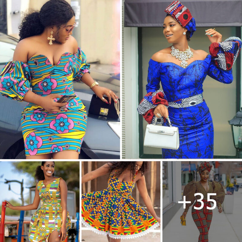 35 PHOTOS: Ankara Outfits With Clean Cuts