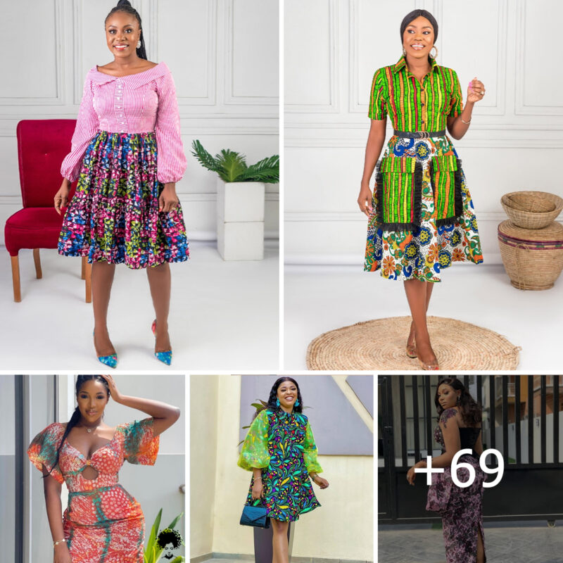 +69 PHOTOS: Beautiful Ankara Dresses For 2025