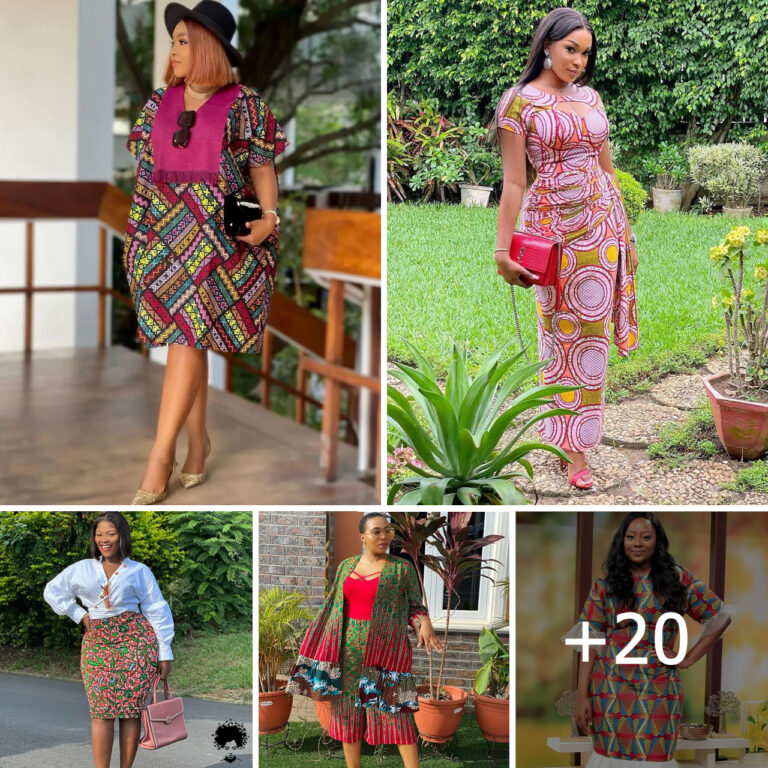 20 PHOTOS: Ankara Styles With Earthy Color Palettes