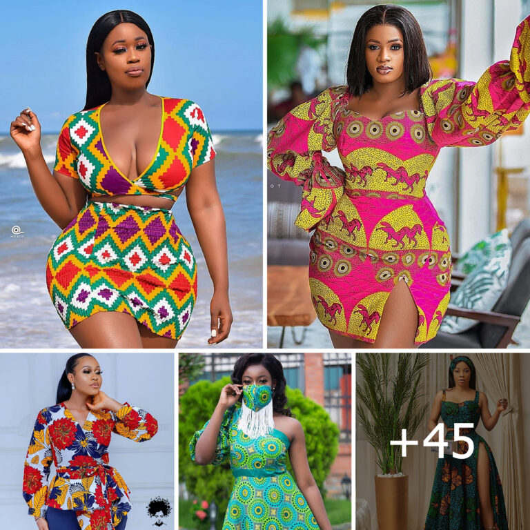 45+ Latest Ankara Gown Styles