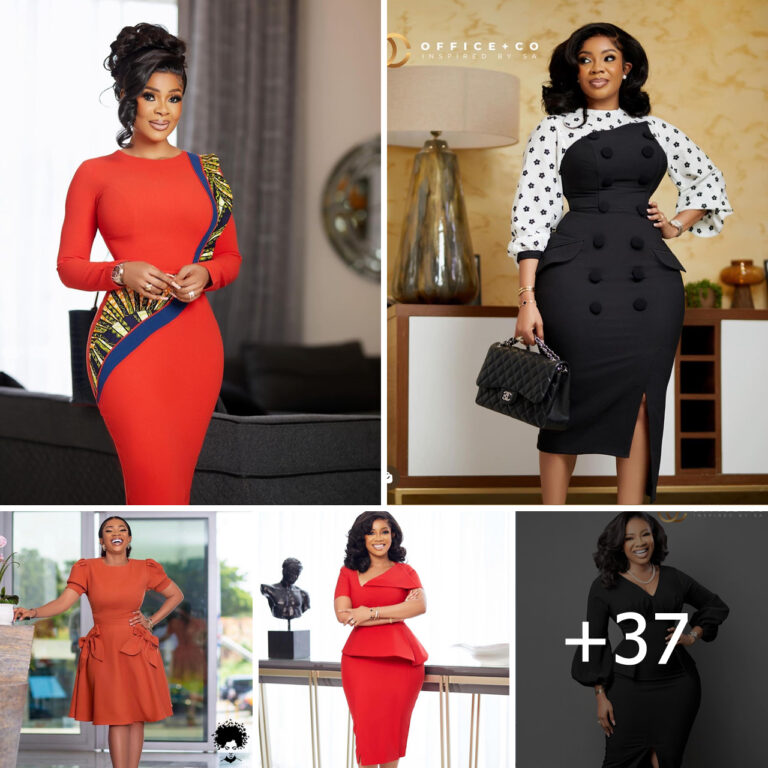 37 PHOTOS: Beautiful Ankara Dresses For Ladies