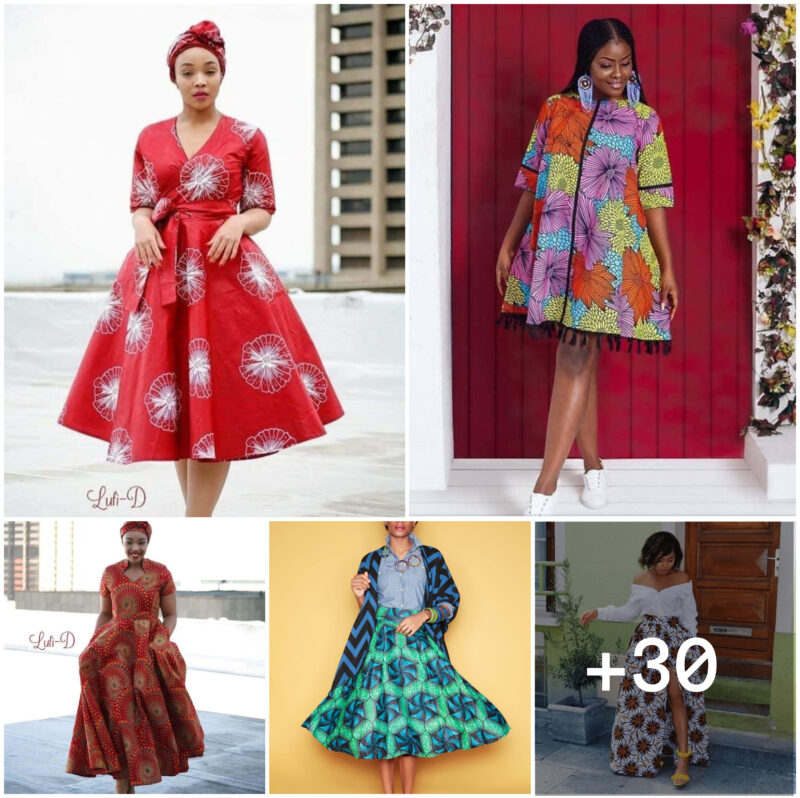 30 PHOTOS: Ankara Outfits For Ladies