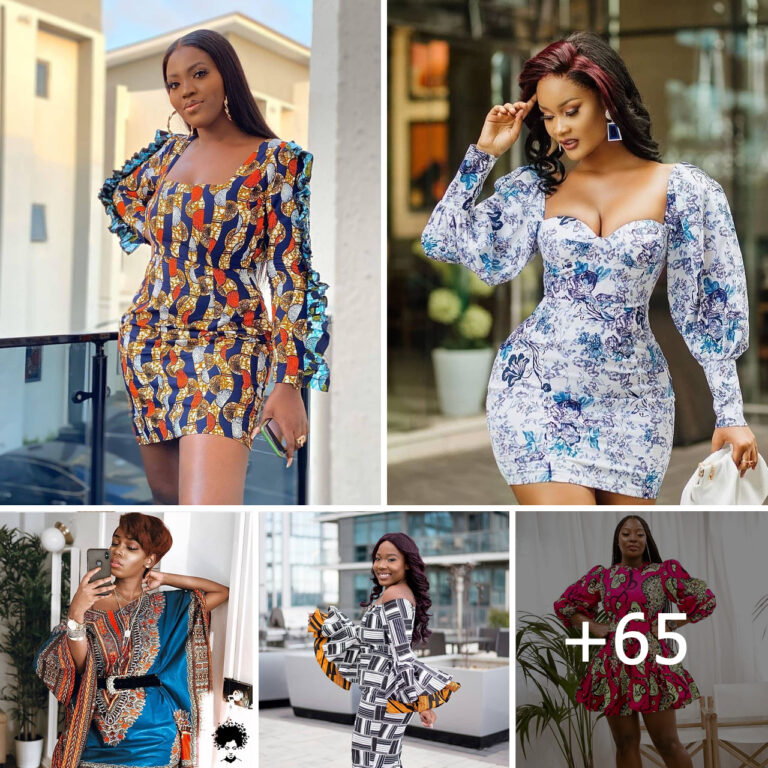 65 PHOTOS: Simple Ankara Gown Styles