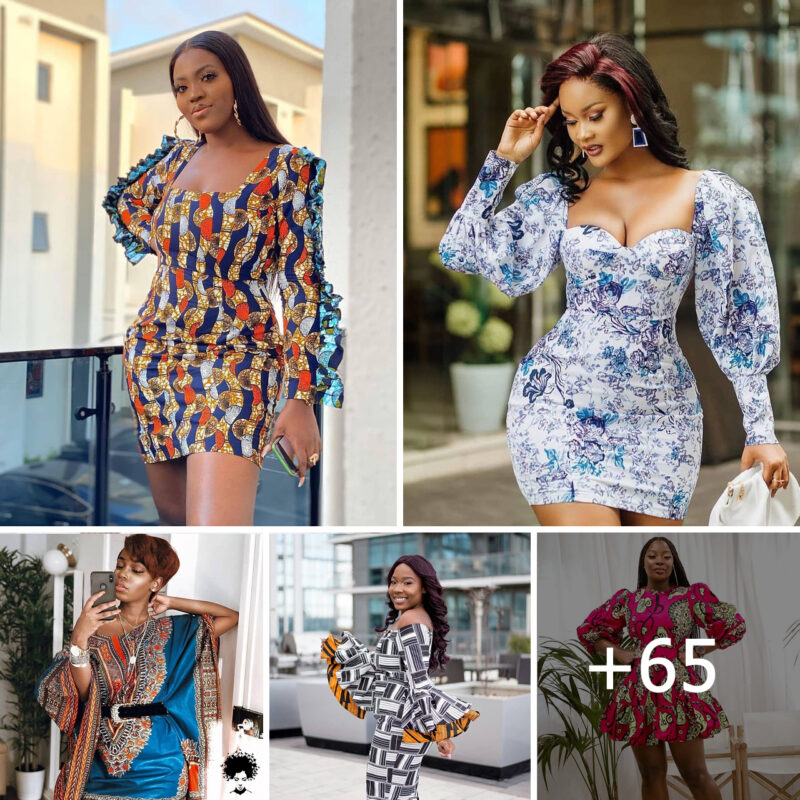 65 PHOTOS: Simple Ankara Gown Styles