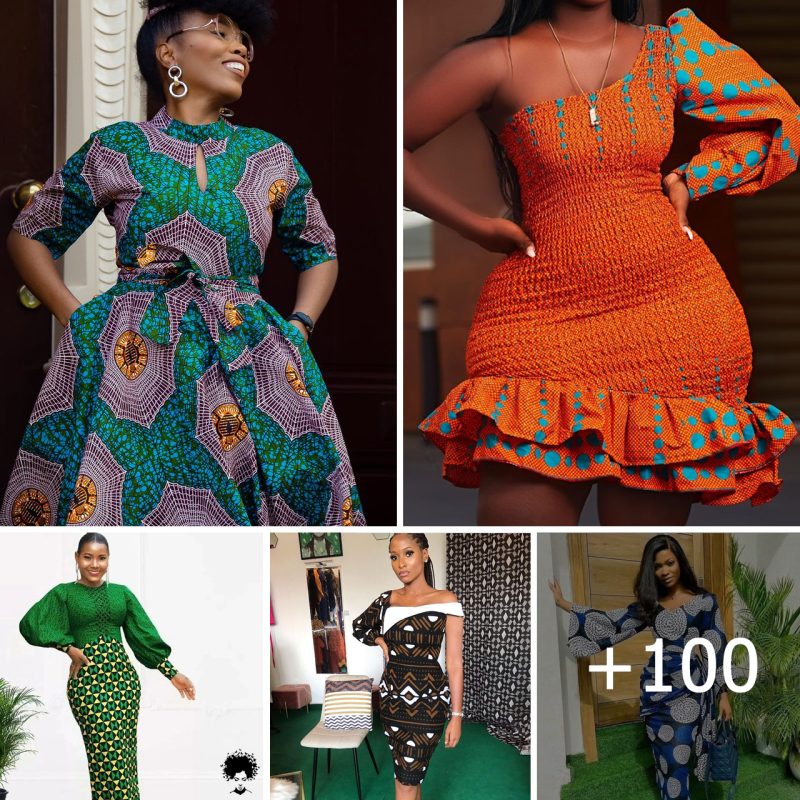+100 PHOTOS: Chic Ankara Dresses For Stylish Ladies