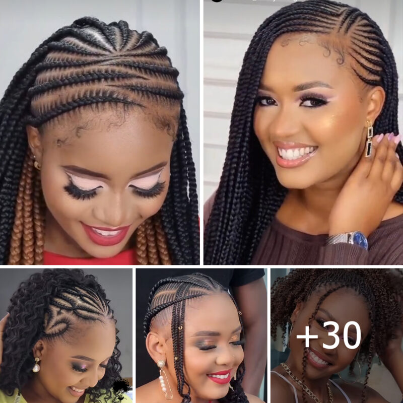 30 PHOTOS: New Knotless Braids & Cornrow Styles