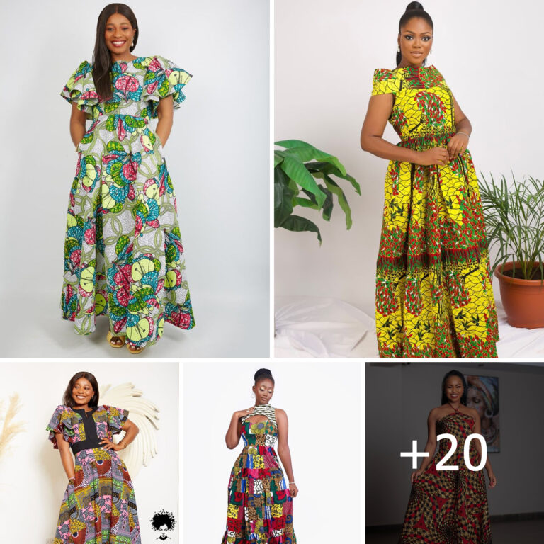 27 PHOTOS: Ankara Maxi Gown Styles