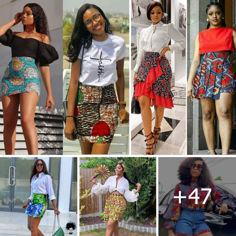 47 PHOTOS:  Ankara Skirt Styles