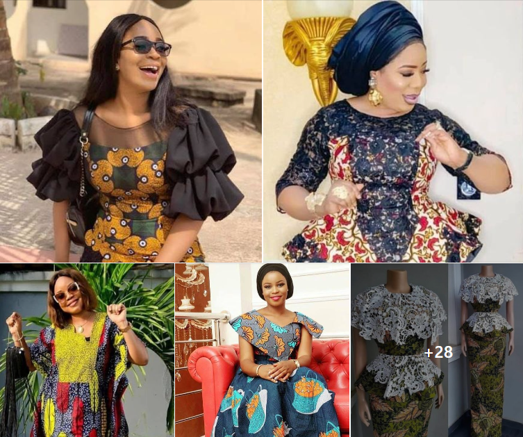 140 Ankara Skirt & blouse ideas
