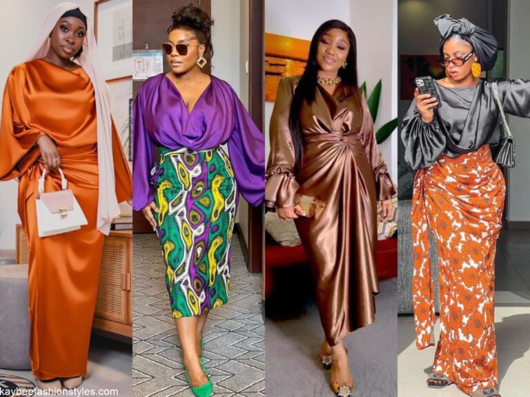 30 Best Cowl Neck Gown Styles for Ladies in Nigeria