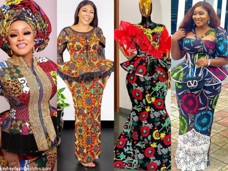 30 Best Ankara Skirt and Blouse Styles