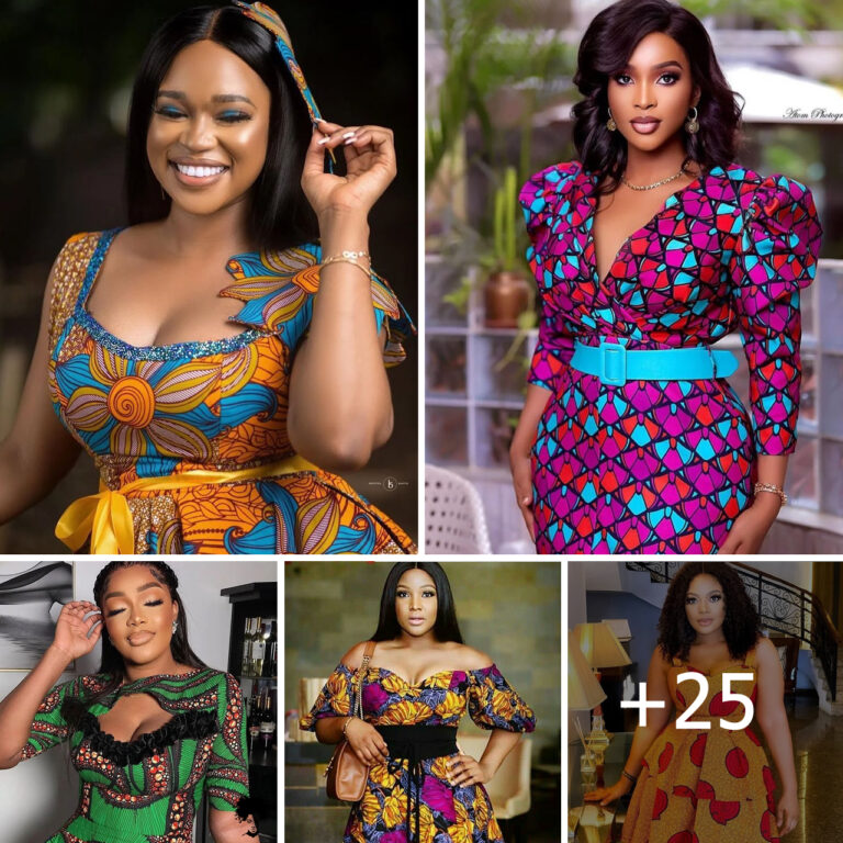 25 PHOTOS: Beautiful Ankara Short Gown Style Ideas