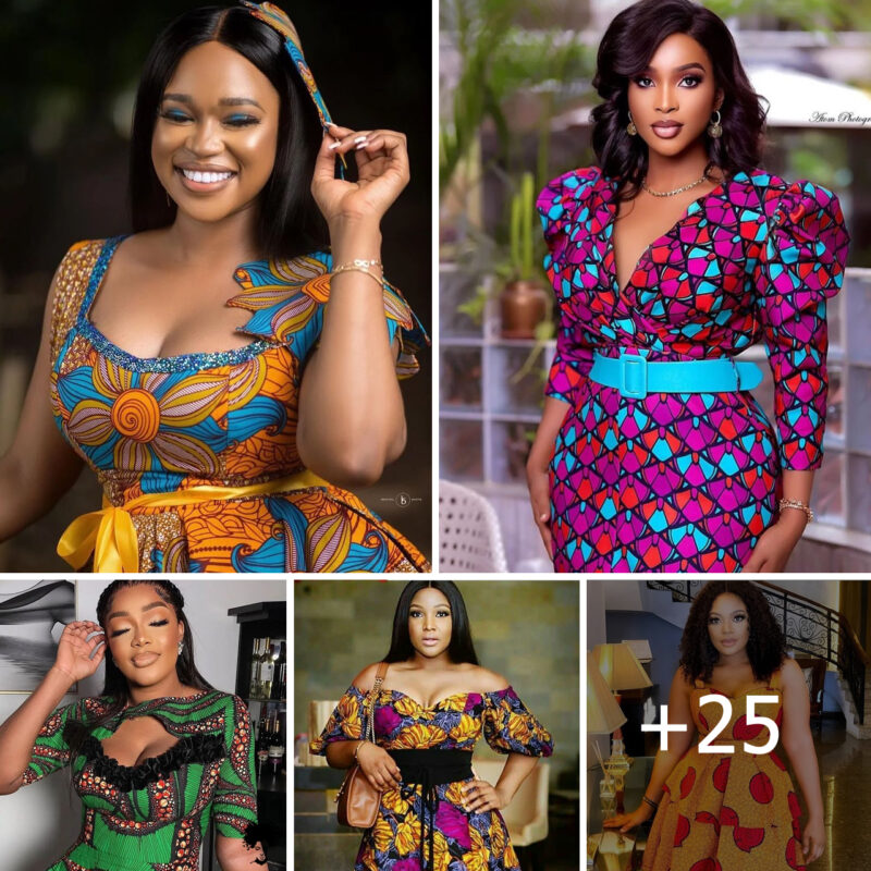 25 PHOTOS: Beautiful Ankara Short Gown Style Ideas