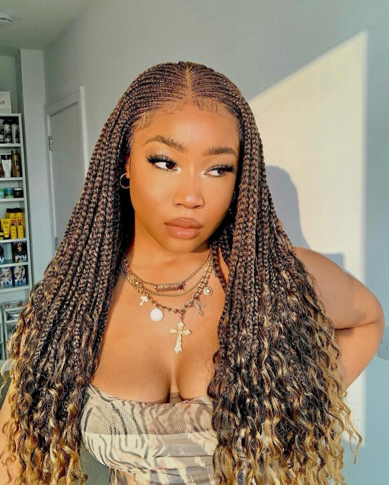 35 Latest Micro Braids Style Ideas For 2024