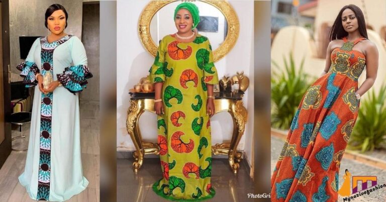30 Stylish Ankara Kaftan Styles For Ladies