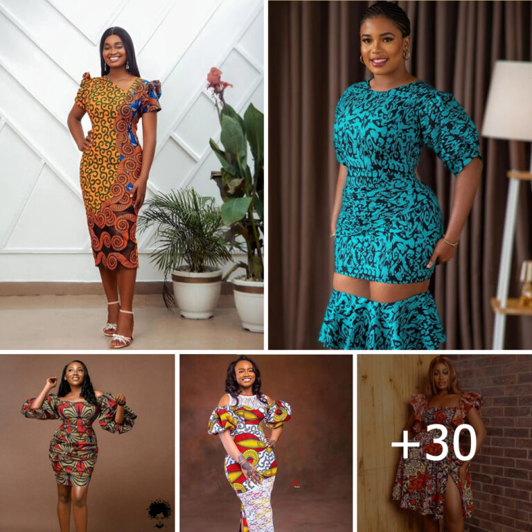 30 PHOTOS:  Elegant Ankara Gown Style In Vogue For Ladies