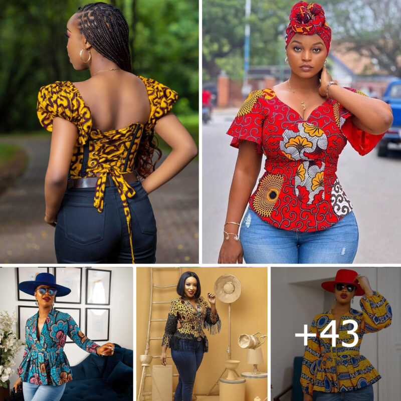 43 PHOTOS: Stunning Ankara Tops for Ladies
