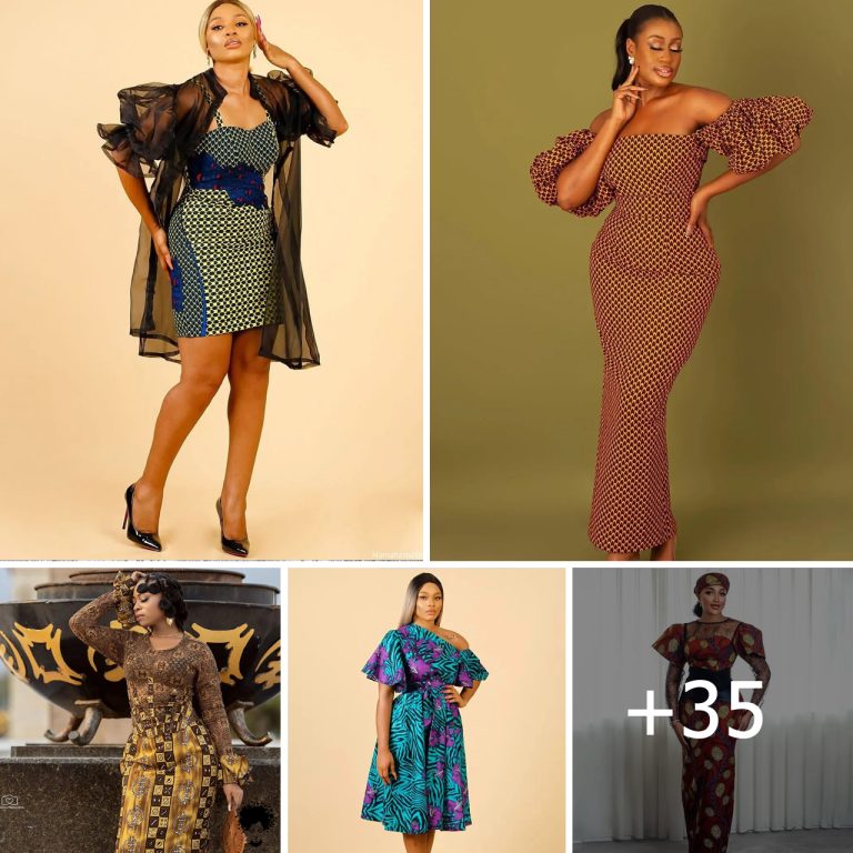 35 PHOTOS: Ankara Gown Styles for Women
