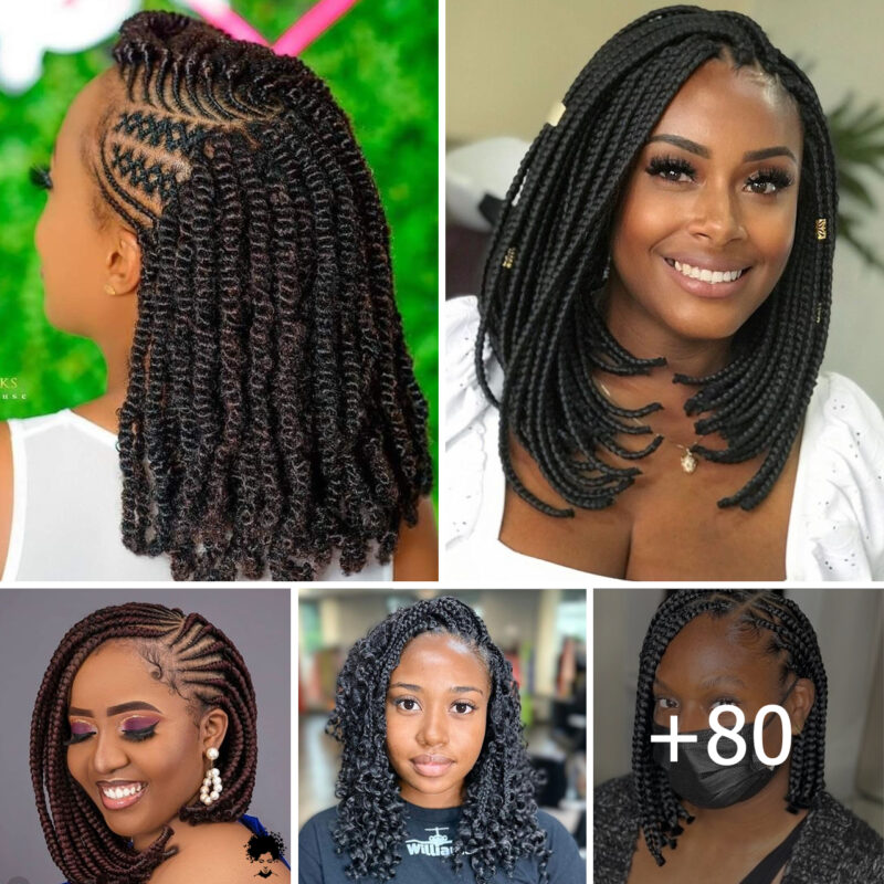 +80 PHOTOS: Short Braids Hairstyles For Ladies