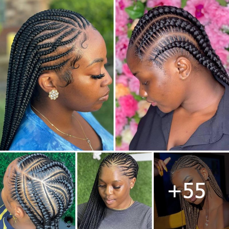 55 Eye-Catching Ghana Braids for Your Next Photoshoot