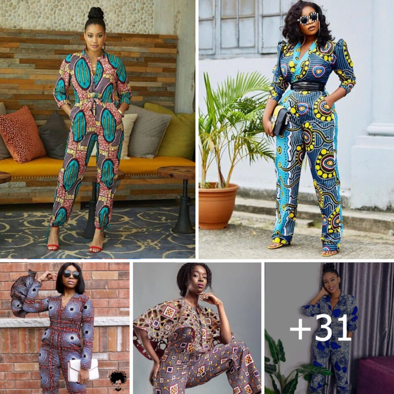 31 PHOTOS: Ankara Jumpsuits For Women