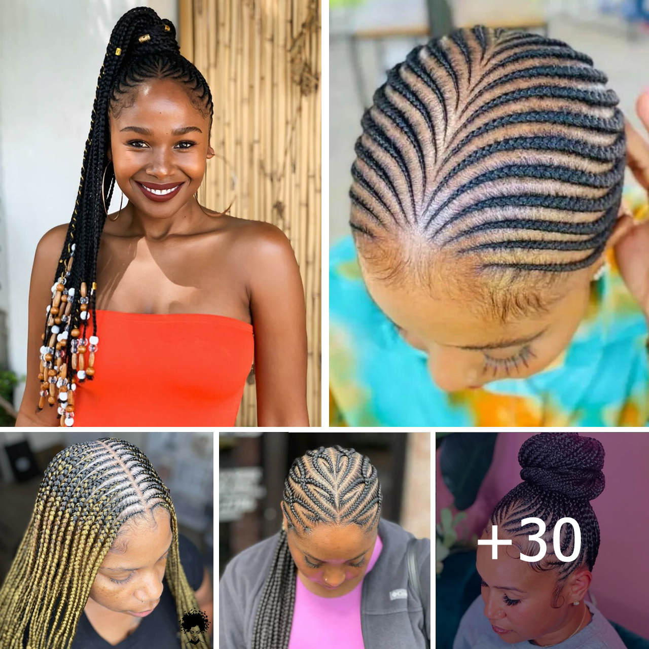 30 PHOTOS: Professional African braids for women