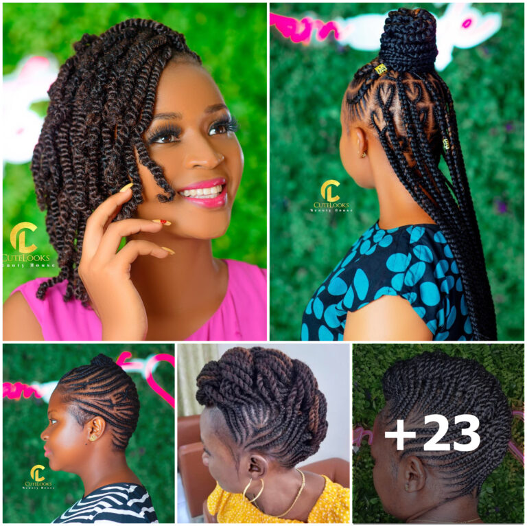 23 PHOTOS: Cornrow braid designs and Knotless braid styles ‎