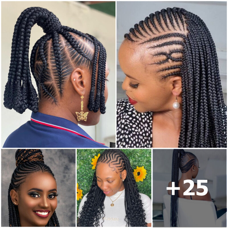 25 PHOTOS: Professional African braids for women ‎