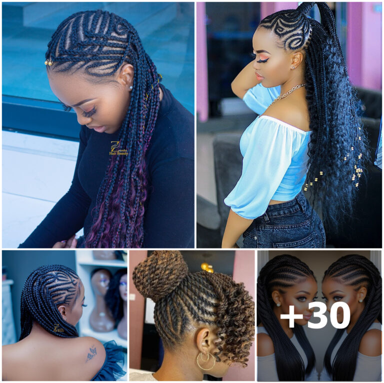 30 PHOTOS: Cornrow braid designs – Ghana braids styles ‎