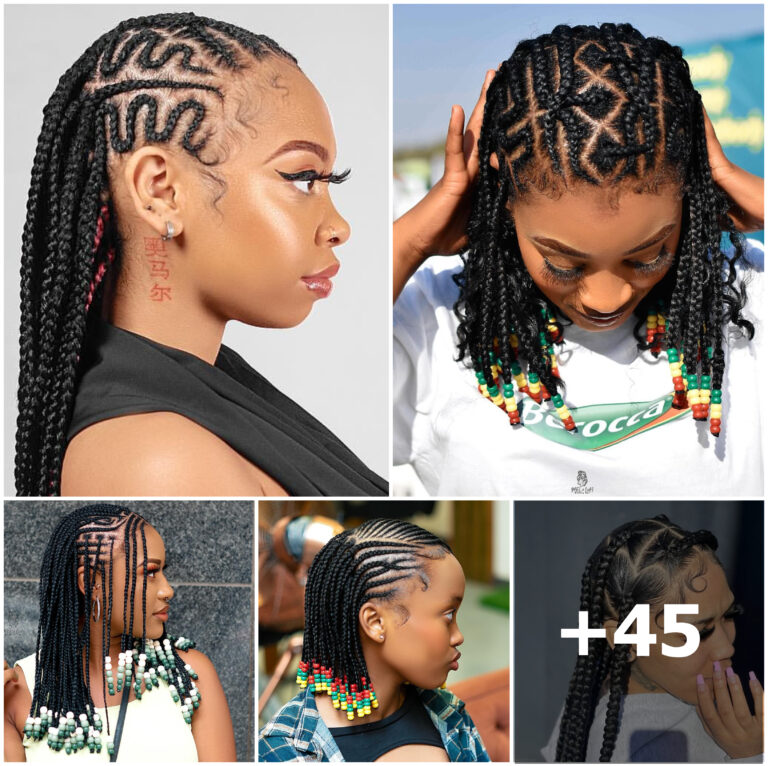 +45 PHOTOS: Premium braided hairstyles with highlights ‎