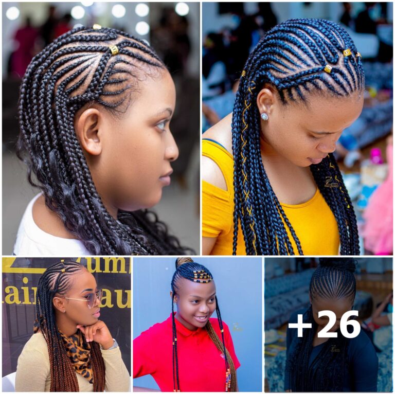 +26 PHOTOS: Professional cornrow hairstyles & Knotless braids ‎